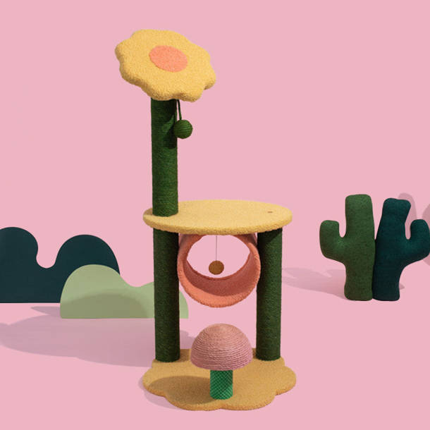 Tucker Murphy Pet™ 35" Sunflower Cat Tree Wayfair